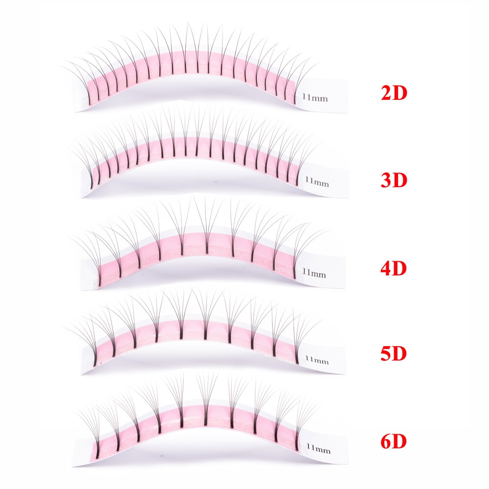 C/D Curl Long Stem Premade Eyelashes Set - Image 3